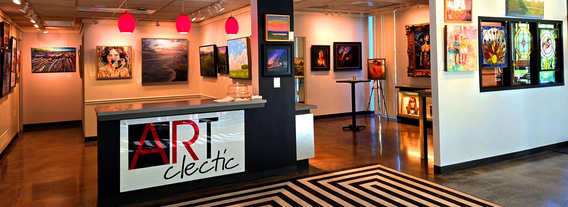 ARTclectic Fine Art Gallery Interior View